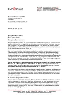  Antwort zur Konsultation Drei-Phasen-Modell