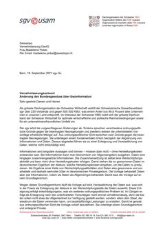  Änderung des Bundesgesetzes über Geoinformation