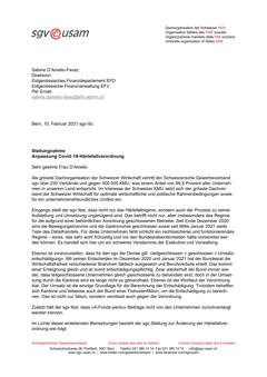  Anpassung Covid-19-Härtefallverordnung