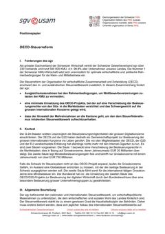  OECD-Steuerreform