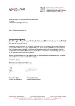  Überführung der Massnahme zum Schutz der Schweizer Börseninfrastruktur in das FinfraG