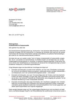  Stellungnahme Vorläuferstoffe für Explosivstoffe