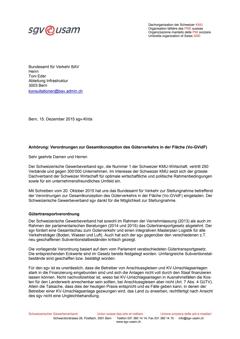  Anhörung: Verordnungen zur Gesamtkonzeption des Güterverkehrs in der Fläche (Vo-GVidF)