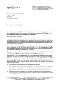  Revision der Verordnungen 1 und 3 zum Arbeitsgesetz (Informations- und Dokumentationssystem des Bundes für die Umsetzung und den Vollzug der Pflicht...