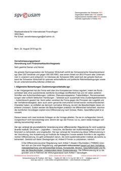  Verordnung zum Finanzmarktaufsichtsgesetz